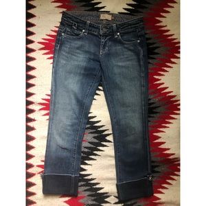 Paige Denim Cuffed Capri Pants